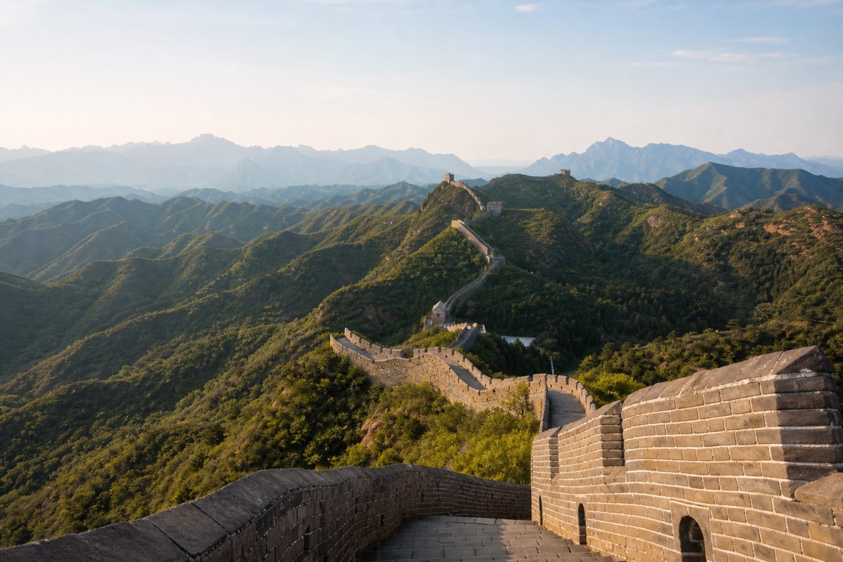 The Great Wall of China near Beijing